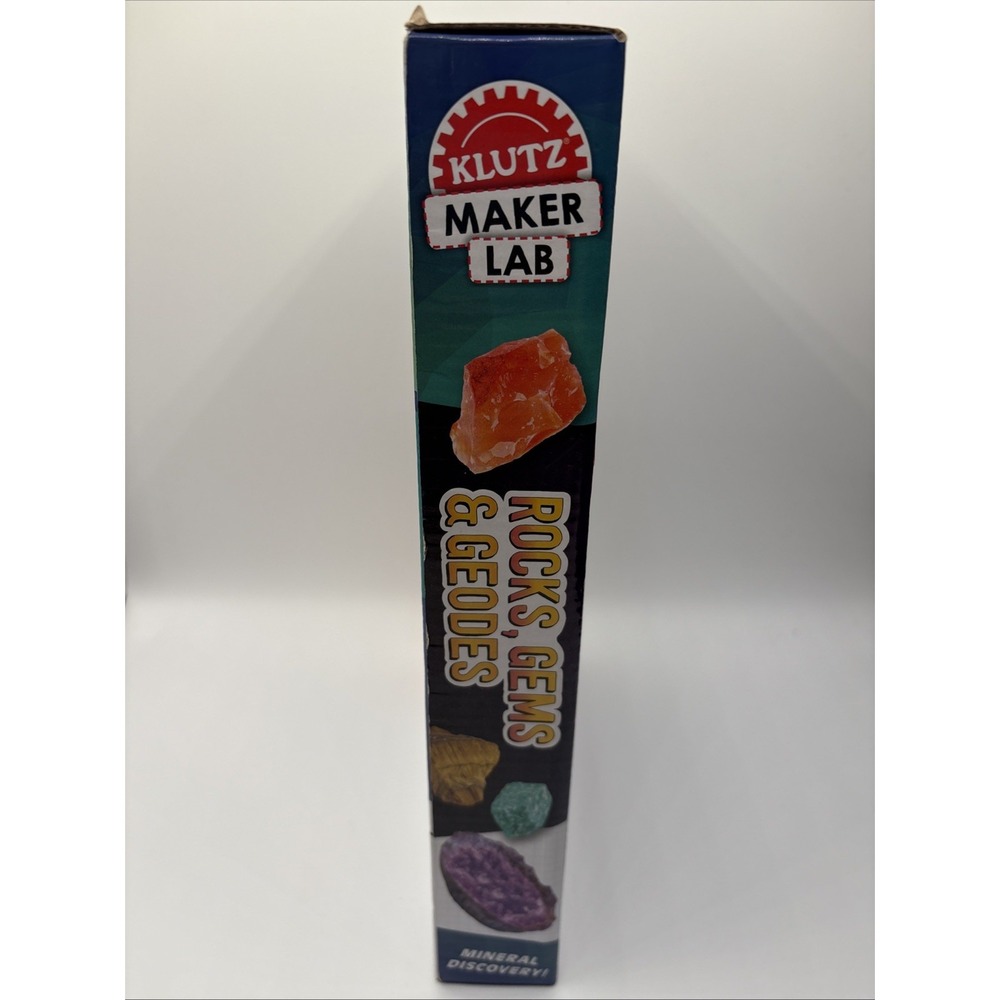 Rocks, Gems & Geodes/ Make Lab .STEM Kit . Open Box/ Book Missing. - Picture 3 of 9